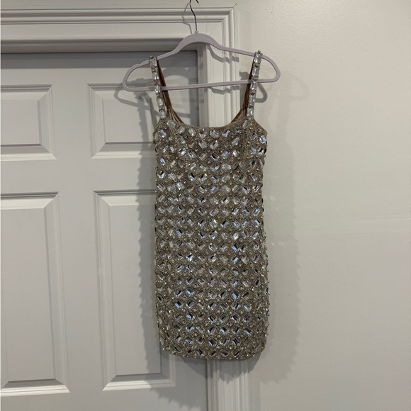 TATE SILVER DRESS - Picture 3 of 5